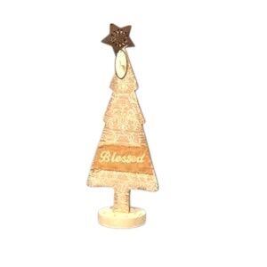 Blessed Holiday Tree Decor with Star